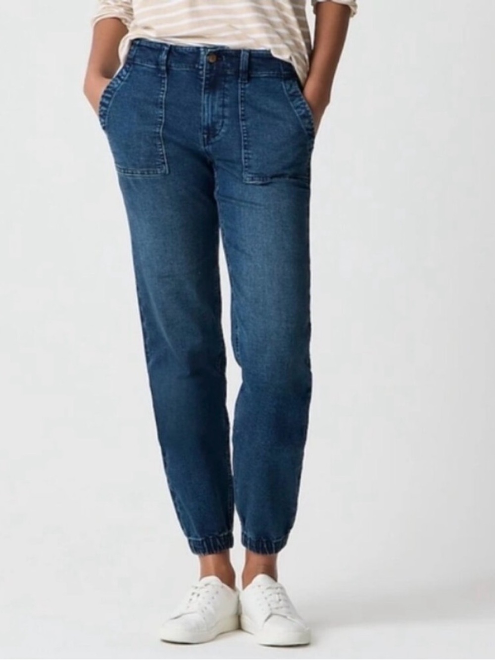 J. Crew Women's Utility Jogger Jeans in Signature Stretch